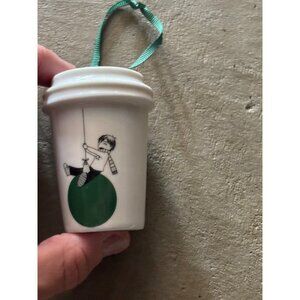 Starbucks Holiday 2015 Ceramic Cup Ornament
